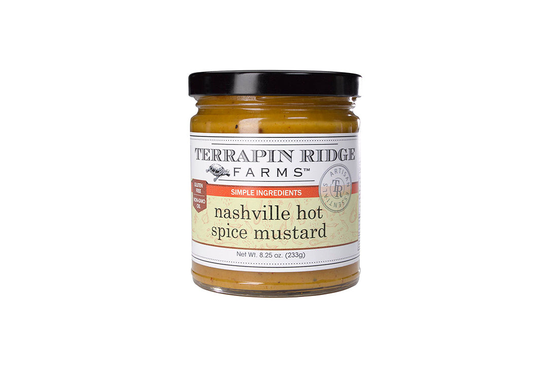 Nashville Hot Spice Mustard Dip for Crudite with Terrapin Ridge Farms Nashville Hot Mustard Nashville Hot Spice Mustard Dip for Crudite with Terrapin Ridge Farms Nashville Hot Mustard